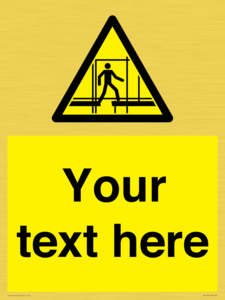 Custom Scaffold Incomplete Sign